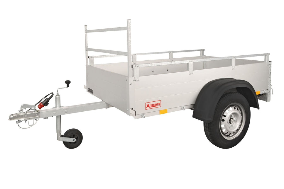 Anssems Anssems GT 500 R bakwagen - 500 kg bruto laadvermogen - 181x101 cm laadoppervlak - ongeremd - inclusief reling en voorrek
