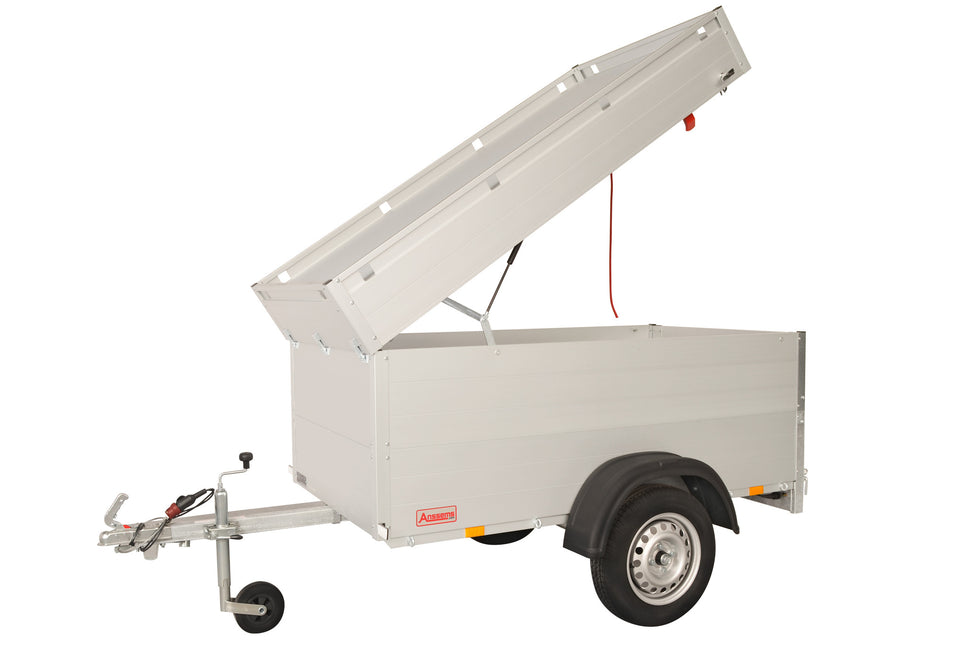 Anssems Anssems GT 750 bagagewagen - 750 kg bruto laadvermogen - 201x101x83 cm laadoppervlak - ongeremd - inclusief deksel