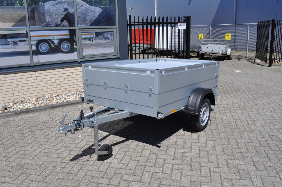 Anssems Anssems GT 750 bagagewagen - 750 kg bruto laadvermogen - 211x126x48 cm laadoppervlak - ongeremd - inclusief deksel