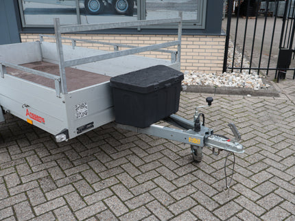 Anssems Anssems GT 750 bakwagen - 750 kg bruto laadvermogen - 251x126x30 cm laadoppervlak - ongeremd - met voorrek