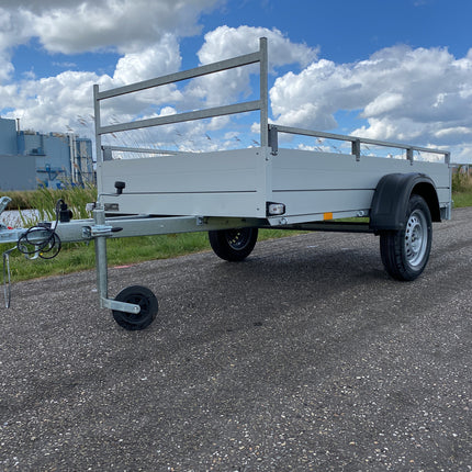 Anssems Anssems GT 750 R bakwagen - 750 kg bruto laadvermogen - 251x126 cm laadoppervlak - ongeremd - inclusief reling en voorrek