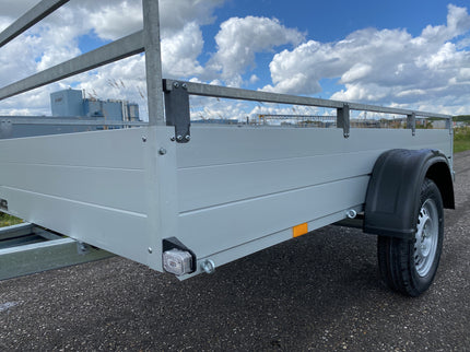 Anssems Anssems GT 750 R bakwagen - 750 kg bruto laadvermogen - 251x126 cm laadoppervlak - ongeremd - inclusief reling en voorrek