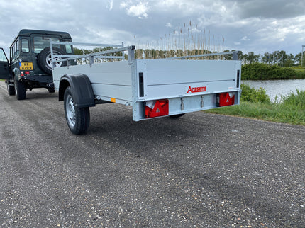 Anssems Anssems GT 750 R bakwagen - 750 kg bruto laadvermogen - 251x126 cm laadoppervlak - ongeremd - inclusief reling en voorrek