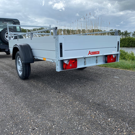 Anssems Anssems GT 750 R bakwagen - 750 kg bruto laadvermogen - 251x126 cm laadoppervlak - ongeremd - inclusief reling en voorrek