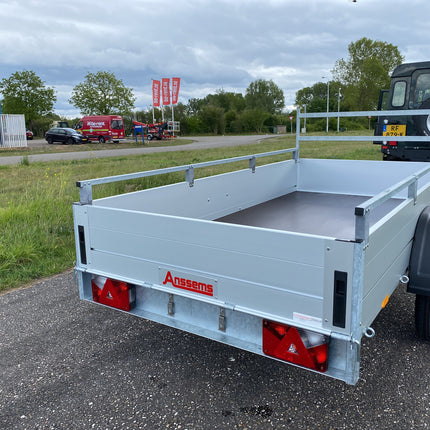 Anssems Anssems GT 750 R bakwagen - 750 kg bruto laadvermogen - 251x126 cm laadoppervlak - ongeremd - inclusief reling en voorrek