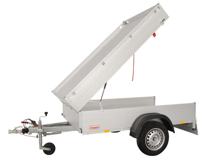 Anssems Anssems GTB 1200 HT bagagewagen - 1200 kg bruto laadvermogen - 251x126x48 cm laadoppervlak - geremd - inclusief deksel