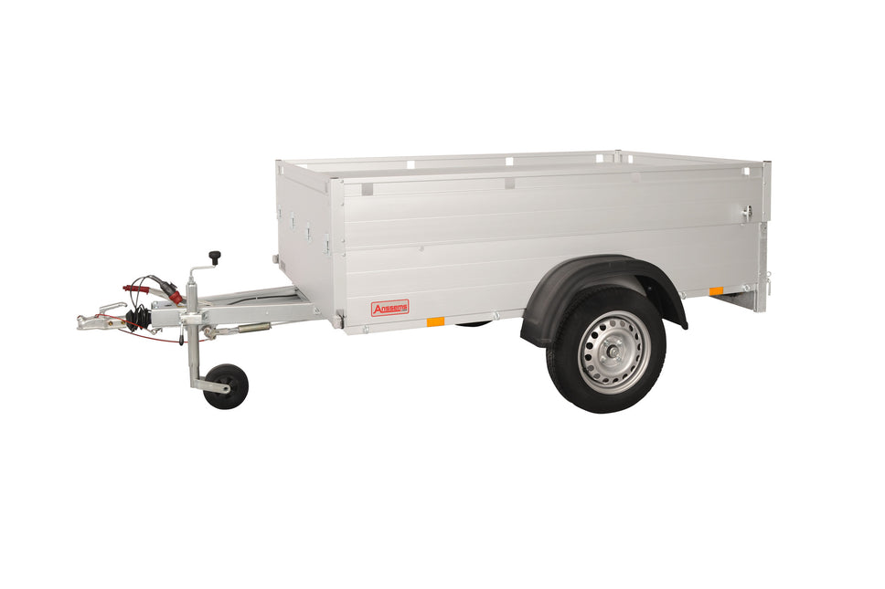 Anssems Anssems GTB 1200 HT bagagewagen - 1200 kg bruto laadvermogen - 251x126x48 cm laadoppervlak - geremd - inclusief deksel