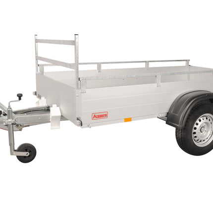 Anssems Anssems GTB 1200 R bakwagen - 1200 kg bruto laadvermogen - 251x126 cm laadoppervlak - geremd - inclusief reling en voorrek
