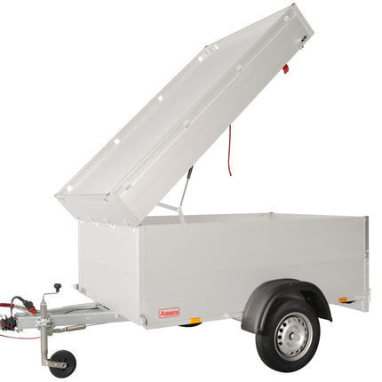 Anssems Anssems GTB 1200 VT1 bagagewagen - 1200 kg bruto laadvermogen - 251x126x83 cm laadoppervlak - geremd - inclusief deksel