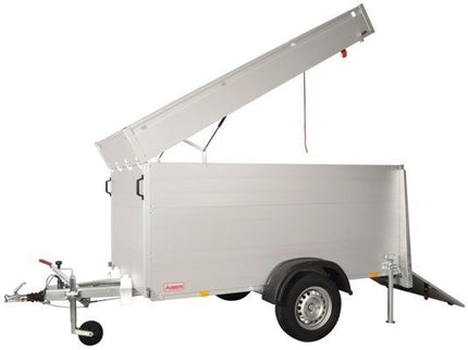 Anssems Anssems GTB 1200 VT2 HT gesloten aanhanger - 1200 kg bruto laadvermogen - 251x126x118 cm laadoppervlak - geremd - inclusief deksel en achterklep