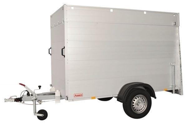 Anssems Anssems GTB 1200 VT3 HT gesloten aanhanger - 1200 kg bruto laadvermogen - 251x126x153 cm laadoppervlak - geremd - inclusief deksel en achterklep