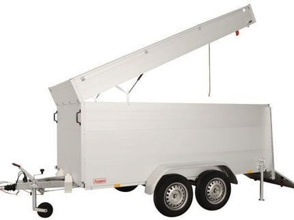 Anssems Anssems GTT 1500 VT2 HT gesloten aanhanger - 1500 kg bruto laadvermogen - 301x126x118 cm laadoppervlak - geremd - inclusief deksel en achterklep