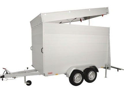 Anssems Anssems GTT 2500 VT4 HT gesloten aanhanger - 2500 kg bruto laadvermogen - 301x151x188 cm laadoppervlak - geremd - inclusief deksel en achterklep