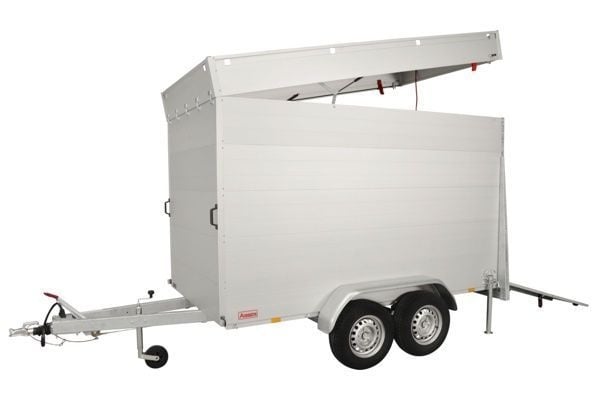 Anssems Anssems GTT 2500 VT4 HT gesloten aanhanger - 2500 kg bruto laadvermogen - 301x151x188 cm laadoppervlak - geremd - inclusief deksel en achterklep