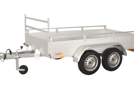 Anssems Anssems GTT 750 R bakwagen - 750 kg bruto laadvermogen - 251x126 cm laadoppervlak - ongeremd - inclusief reling en voorrek