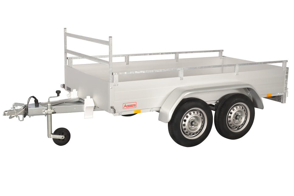 Anssems Anssems GTT 750 R bakwagen - 750 kg bruto laadvermogen - 251x126 cm laadoppervlak - ongeremd - inclusief reling en voorrek
