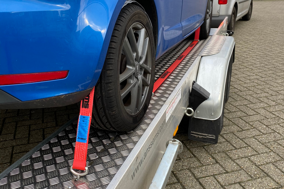 Anssems Easy fix autotransporter spanbanden - Rood - geschikt voor Anssems AMT / MSX