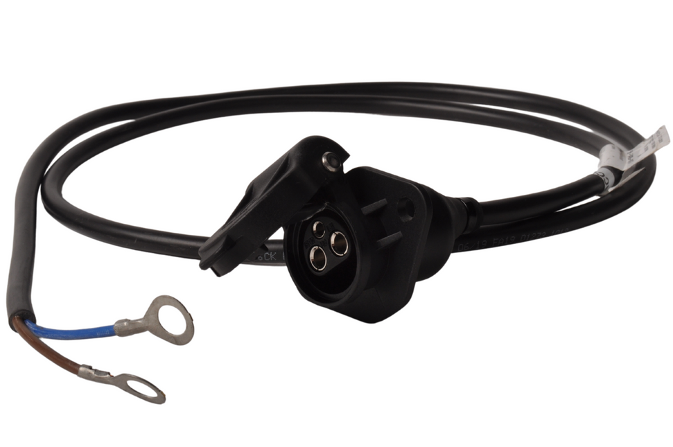 Aspock 3 polige stekkerdoos met accu aansluiting