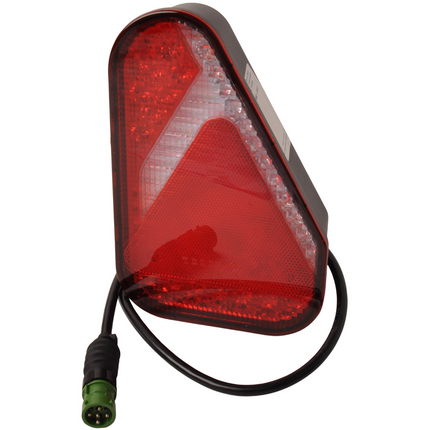 Aspock Achterlicht - Aspock Earpoint LED - rechts - 146x219x52,5 mm - inclusief achteruitrijverlichting