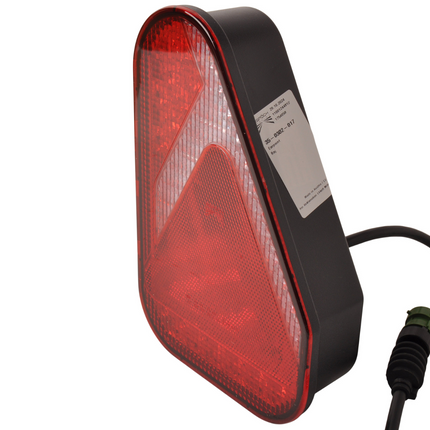 Aspock Achterlicht - Aspock Earpoint LED - rechts - 146x219x52,5 mm - inclusief achteruitrijverlichting