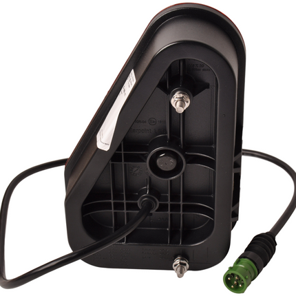 Aspock Achterlicht - Aspock Earpoint LED - rechts - 146x219x52,5 mm - inclusief achteruitrijverlichting