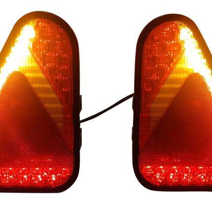 Aspock Achterlicht - Aspock Earpoint LED - rechts - 146x219x52,5 mm - inclusief achteruitrijverlichting