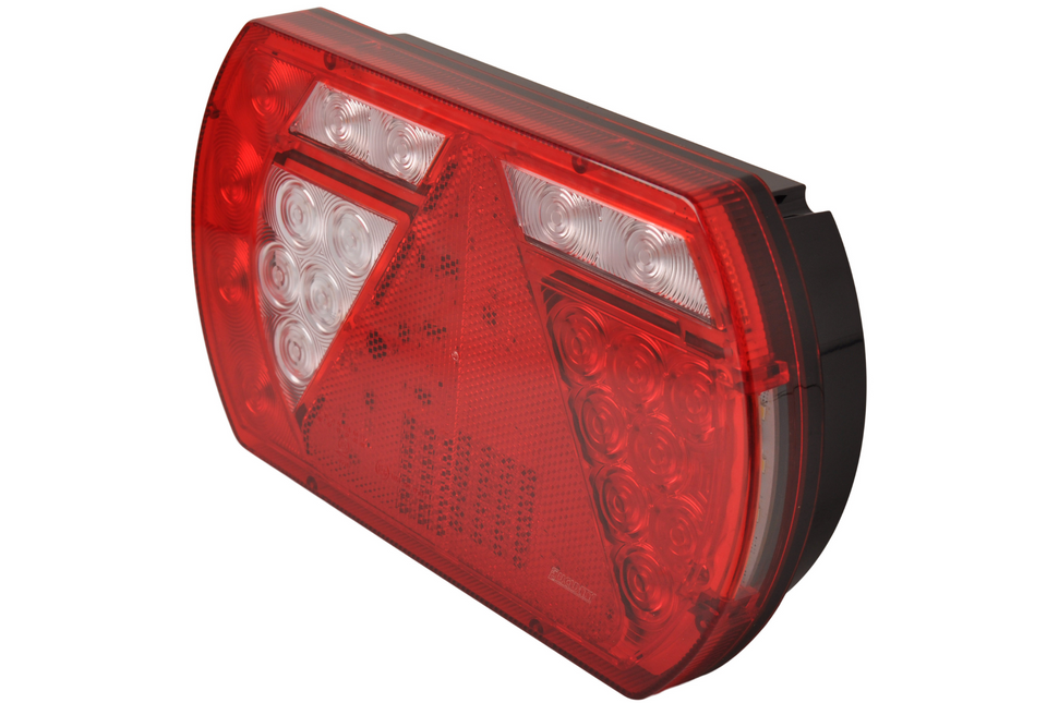 Aspock Achterlicht - Aspock - links - 236x140x52 mm - Aspöck connector - met ingebouwde weerstand