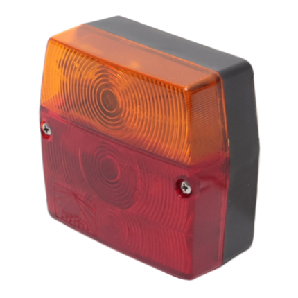 Aspock Achterlicht - Aspock Minipoint - links/rechts - 5-polige connector - inclusief kentekenverlichting