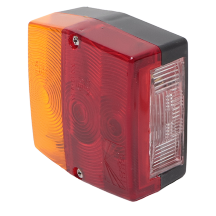 Aspock Achterlicht - Aspock Minipoint - links/rechts - 5-polige connector - inclusief kentekenverlichting