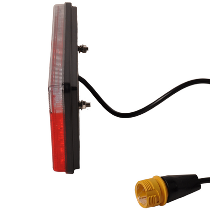 Aspock Achterlicht - Aspock MultiLED 2 - links - 240x140x35 mm - volledig LED - 7-polige ASS2 stekker - waterdicht