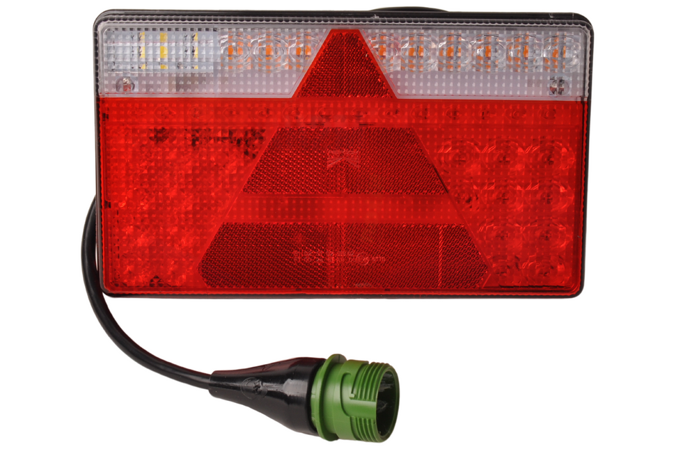 Aspock Achterlicht - Aspock MultiLED 2 - rechts - 240x140x35 mm - volledig LED - 7-polige ASS2 stekker - waterdicht