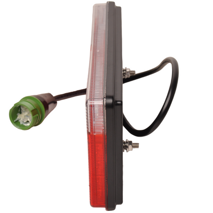 Aspock Achterlicht - Aspock MultiLED 2 - rechts - 240x140x35 mm - volledig LED - 7-polige ASS2 stekker - waterdicht