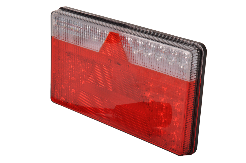 Aspock Achterlicht - Aspock MultiLED 2 - rechts - 240x140x35 mm - volledig LED - 7-polige ASS2 stekker - waterdicht