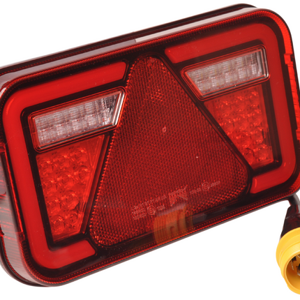 Aspock Achterlicht - Aspock MultiLED 4 - links - 241x141x71  mm - 7 polige ASS2 stekker - waterdicht