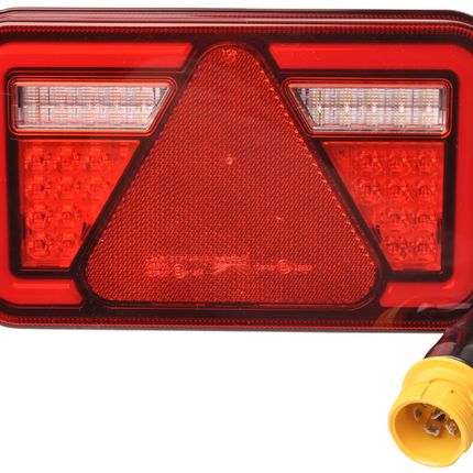 Aspock Achterlicht - Aspock MultiLED 4 - links - 241x141x71  mm - 7 polige ASS2 stekker - waterdicht