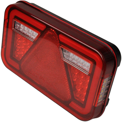 Aspock Achterlicht - Aspock MultiLED 4 - links - 241x141x71 mm - volledig LED - 5-polige connector