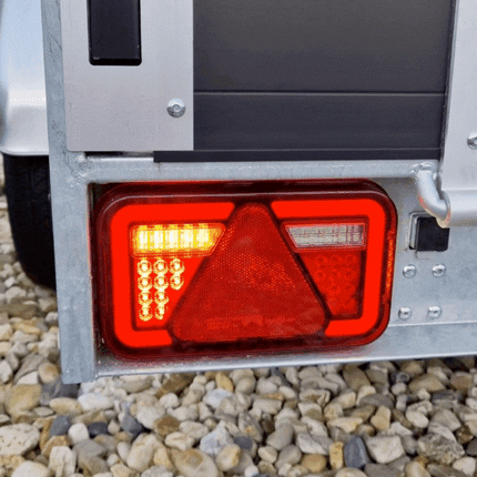 Aspock Achterlicht - Aspock MultiLED 4 - links - 241x141x71 mm - volledig LED - 5-polige connector