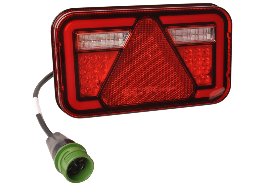 Aspock Achterlicht - Aspock MultiLED 4 - rechts - 241x141x71  mm - 7 polige ASS2 stekker - waterdicht