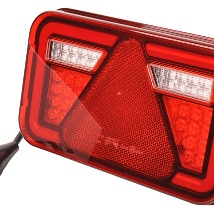 Aspock Achterlicht - Aspock MultiLED 4 - rechts - 241x141x71 mm - 7 polige ASS2 stekker - waterdicht