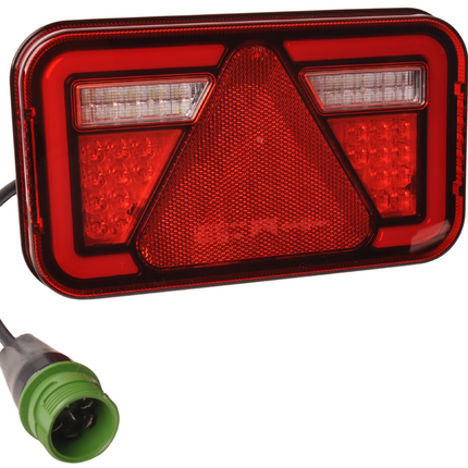 Aspock Achterlicht - Aspock MultiLED 4 - rechts - 241x141x71 mm - 7 polige ASS2 stekker - waterdicht