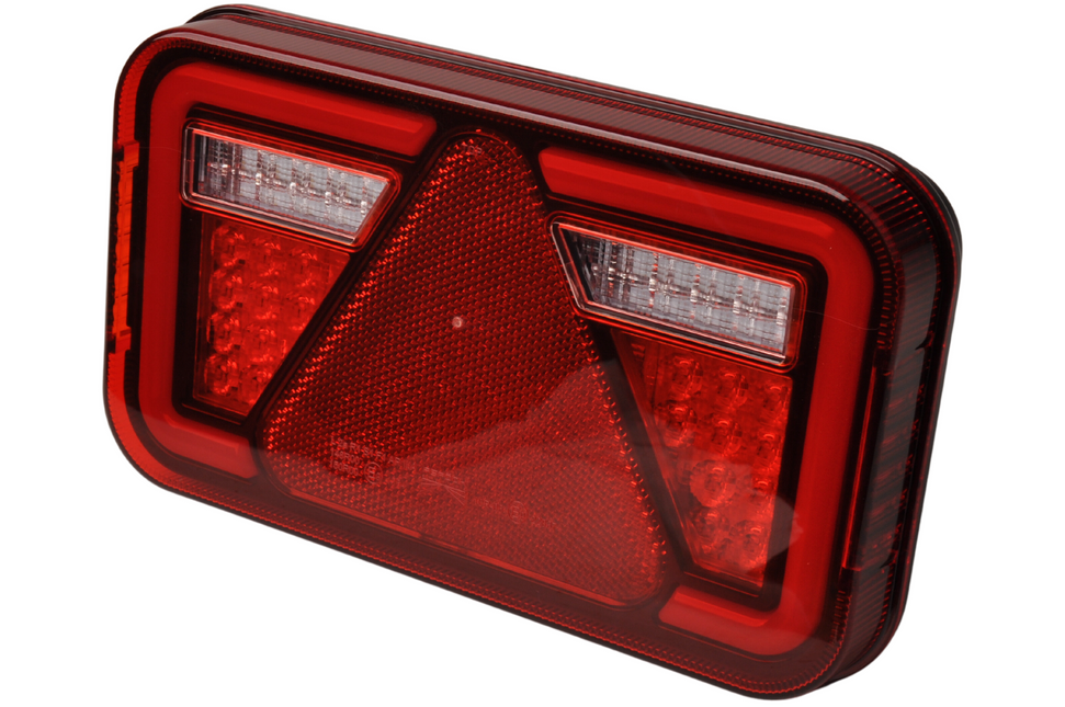 Aspock Achterlicht - Aspock MultiLED 4 - rechts - 241x141x71 mm - volledig LED - 5-polige connector