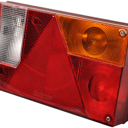 Aspock Achterlicht - Aspock Multipoint 1 - rechts - 24-5210-007 - 5-polige connector - inclusief achteruitrijverlichting