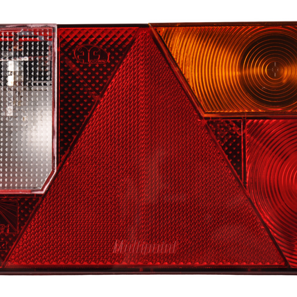 Aspock Achterlicht - Aspock Multipoint 1 - rechts - 24-5210-007 - 5-polige connector - inclusief achteruitrijverlichting