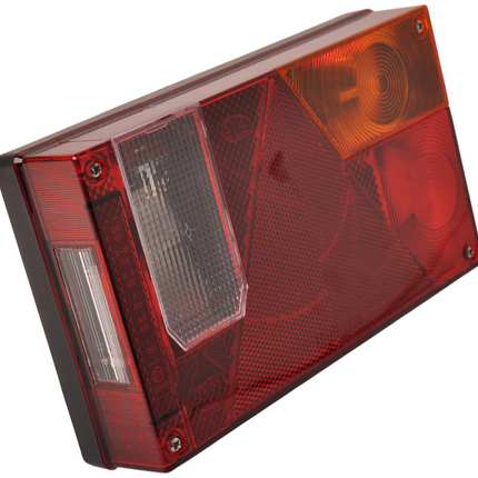 Aspock Achterlicht - Aspock Multipoint 1 - rechts - 24-5210-007 - 5-polige connector - inclusief achteruitrijverlichting