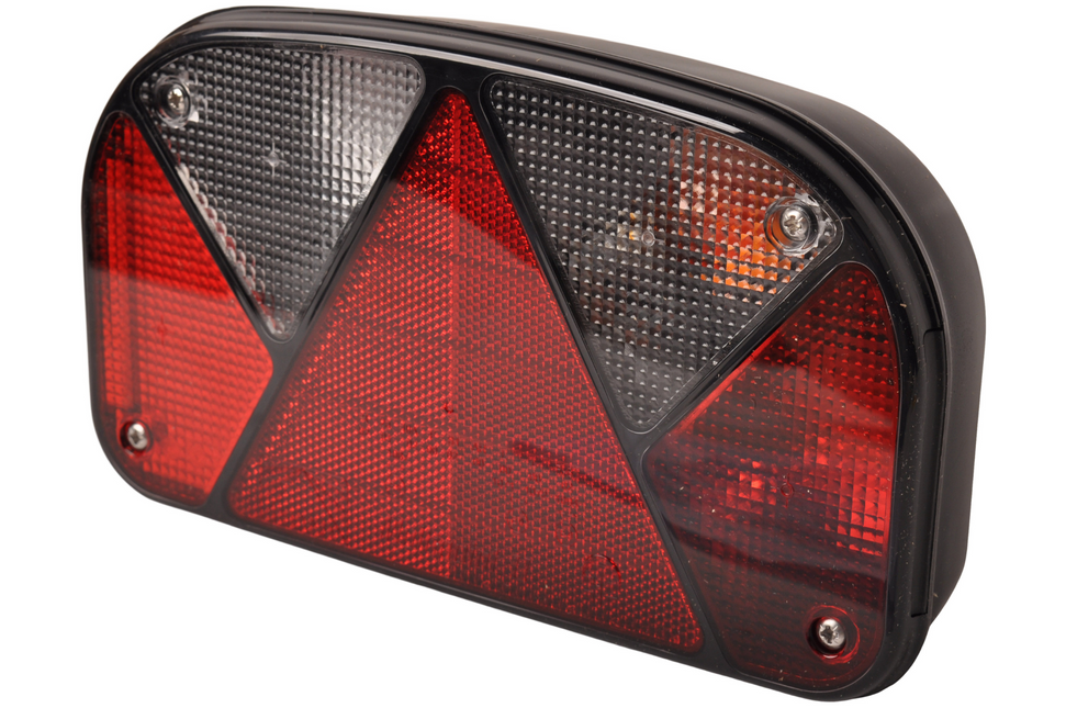 Aspock Achterlicht - Aspock Multipoint 2 - rechts - 24-7210-007 - 5-polige connector - inclusief achteruitrijverlichting