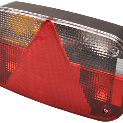 Aspock Achterlicht - Aspock Multipoint 3 - links - 244x138x60 mm - 8-polige connector