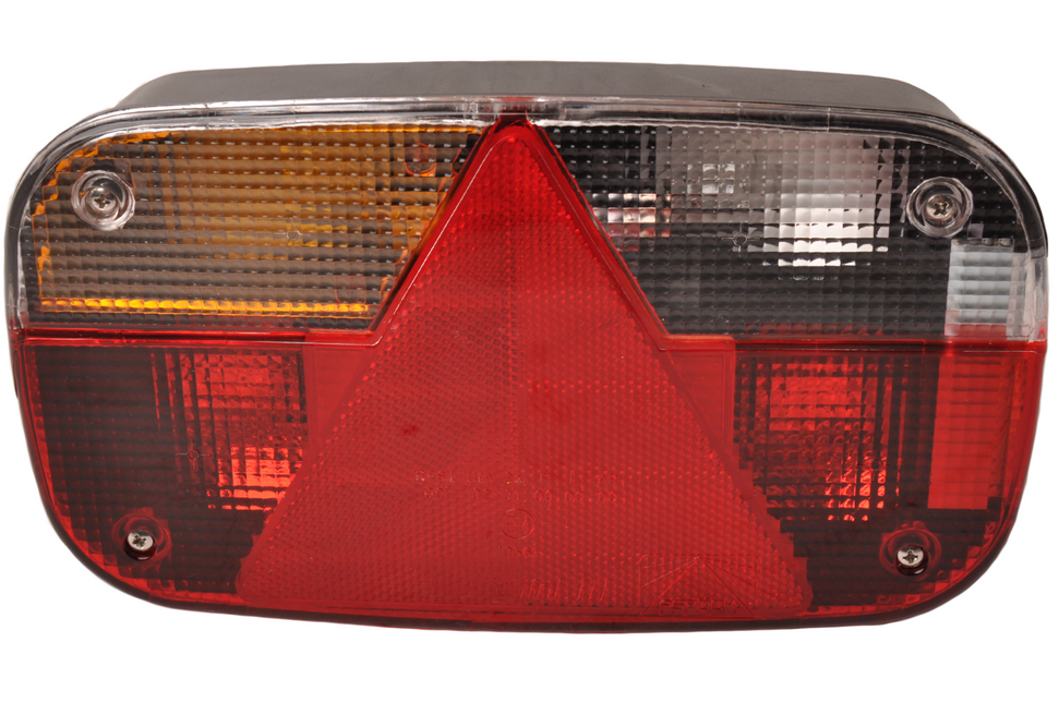 Aspock Achterlicht - Aspock Multipoint 3 - links - 244x138x60 mm - 8-polige connector