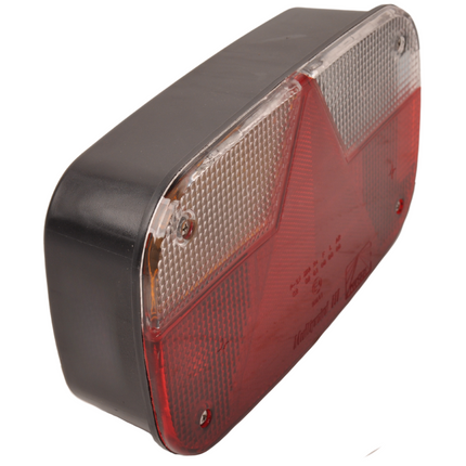 Aspock Achterlicht - Aspock Multipoint 3 - links - 244x138x60 mm - 8-polige connector