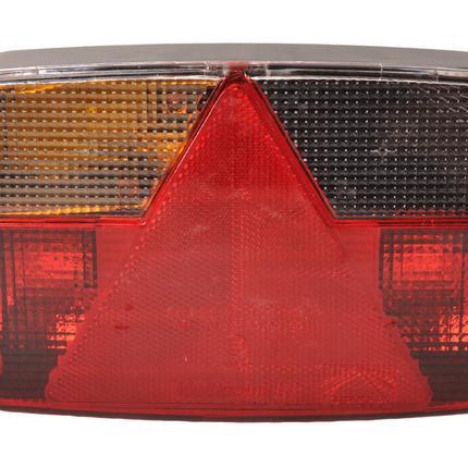 Aspock Achterlicht - Aspock Multipoint 3 - links - 5-polige connector - inclusief breedteverlichting en oranje reflector
