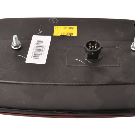 Aspock Achterlicht - Aspock Multipoint 3 - links - 5-polige connector - inclusief breedteverlichting en oranje reflector